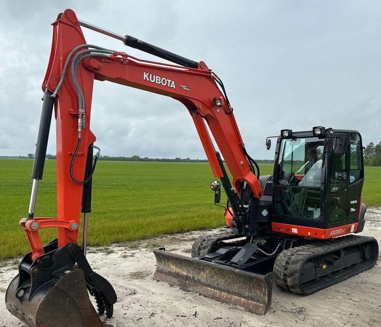 2019 Kubota KX080-4S mini excavator